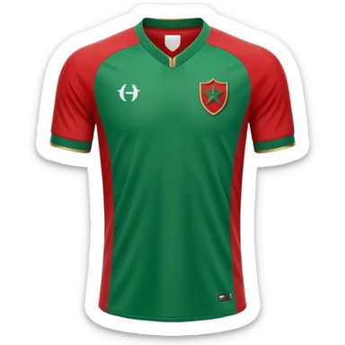 Maillot du Maroc foot sticker