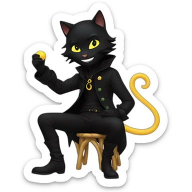 Chat noir miraculous sticker