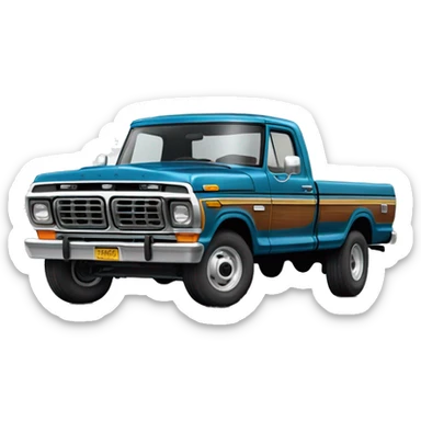 1970 ford f-250 sticker