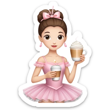 Ballerina Cappuccino  sticker