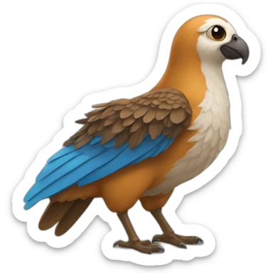 Un caca avec des ailes sticker