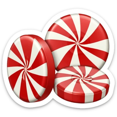 peppermint candy sticker