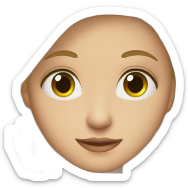 Graduating blonde green eyed girl with red dress sticker