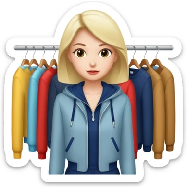 clothing store customer sticker