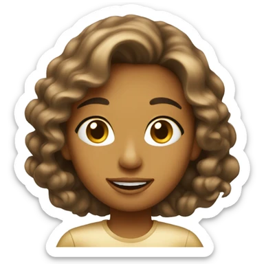 Rosie in golden col sticker