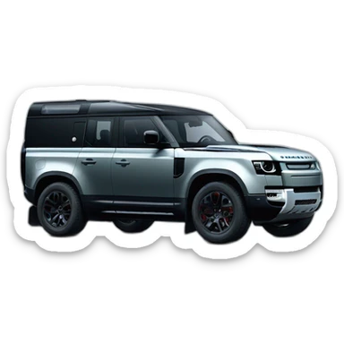 New Land rover defender v8 carpathian sticker