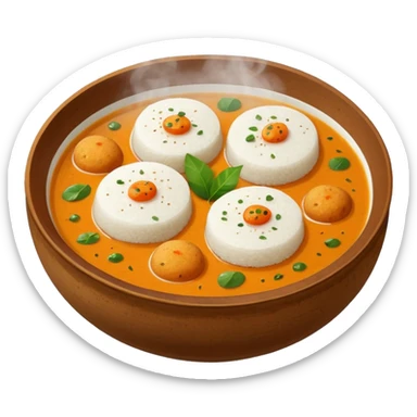 Idli and sambar sticker