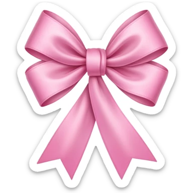Lazo rosa sticker