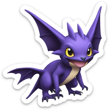  Noibat-Noivern-Nargacuga-Fakémon sticker