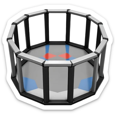 Mma octogone sticker