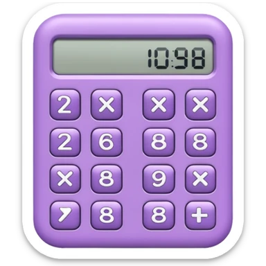 LILAC CALCULATOR sticker