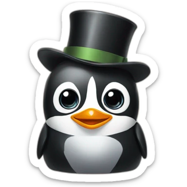 cute Tennessee Tuxedo penguin sticker