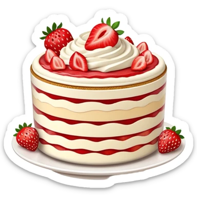 strawberry tiramisu  sticker