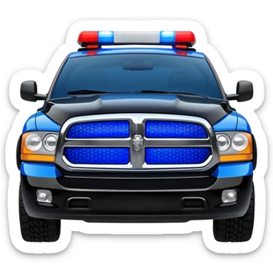 Dodge Ram Police sticker