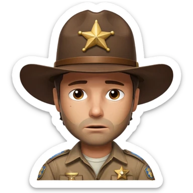 Rick Grimes sticker