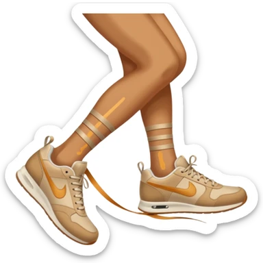 a shoe with a foot inside, stepping and showing a clear shoe print below. and leg with motion line







 sticker