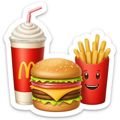 create emojis of mcdonalds sticker