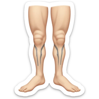 Jambes lourdes sticker