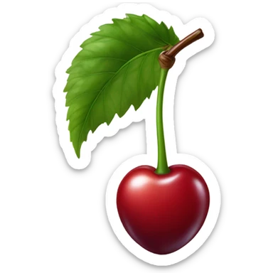 big pair of cherries sticker
