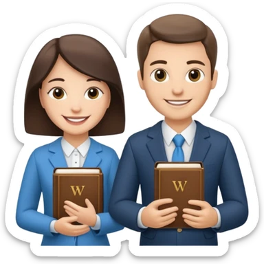 Duas Testemunha de jeová pregando  sticker