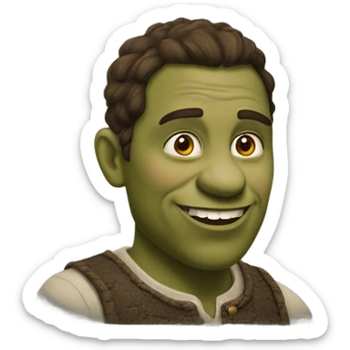 Me, but as shrek sticker