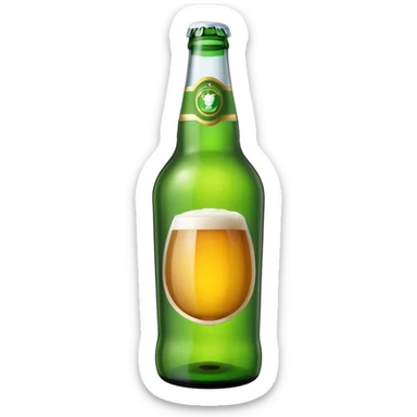 Botella de cerveza sticker