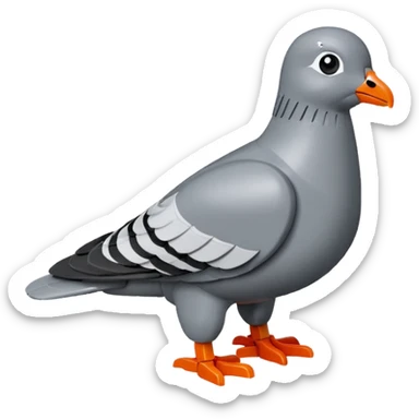 Pigeon lego set sticker