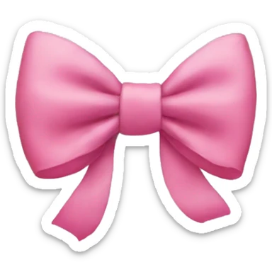 preppy bow  sticker