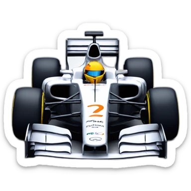 Formula 1 car mclaren sticker