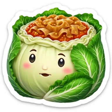 Cabbage roll sticker