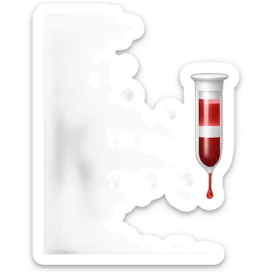 blood test sticker