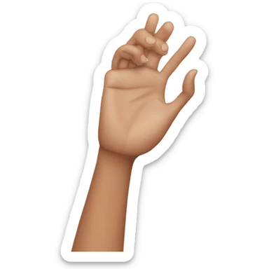 Propose hand  sticker