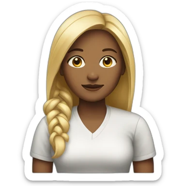 support girl sticker