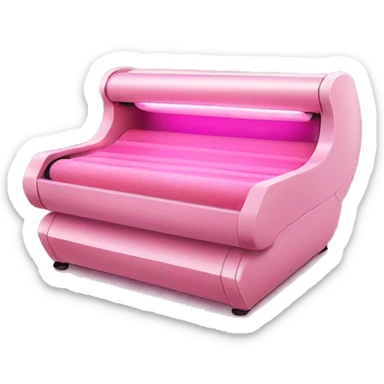 Pink tanning bed  sticker
