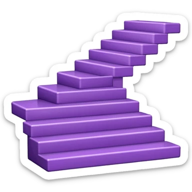 42-foot purple steps in floor map way to wardrobe sticker