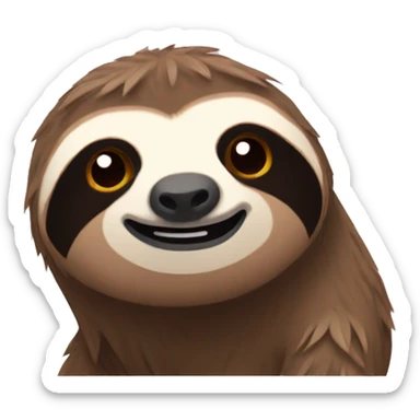 Sloth sticker