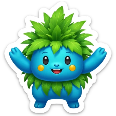   Sprigatito-Electrike-Bayleaf-fusion-hybrid sticker