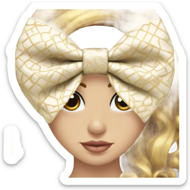 Coquette bow sticker