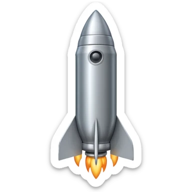 Rocket sticker