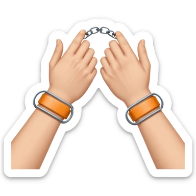 generate handcuffed hands sticker