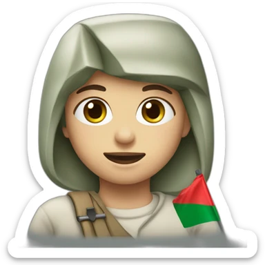 Free palestine sticker