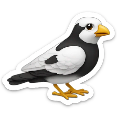 pied d'angloit dans le falsar sticker