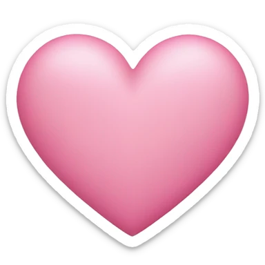 Pink heart sticker