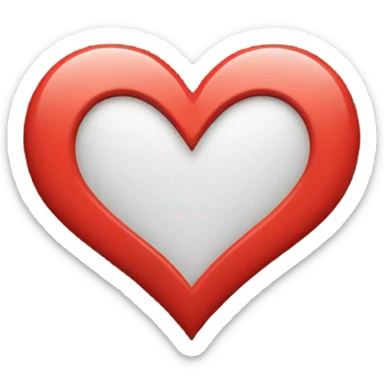 heart color border  sticker