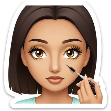 Fancy lash stylist sticker