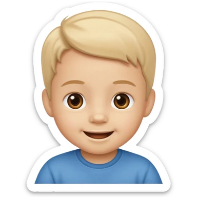 Toddler kids face sticker