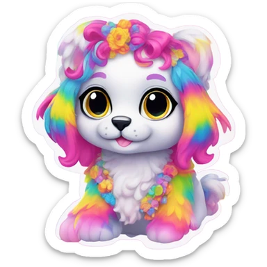 Lisa frank vibes  sticker