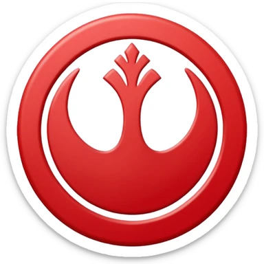 rebel alliance logo sticker