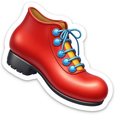 clown shoe sticker