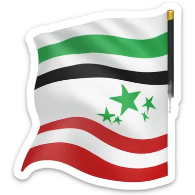 Freedom Syria flag  sticker